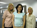IBEW, Local 309 Office: from left: Linda Farley, Renee Schubert and Doris Tebbe.

